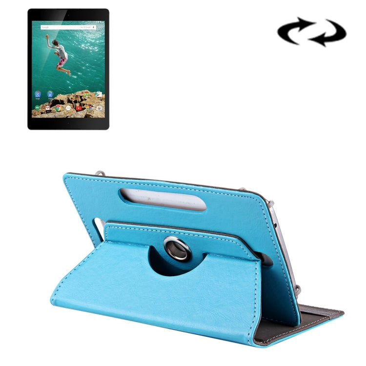 9 inch Tablets Leather Case Crazy Horse Texture 360 Degrees Rotation Protective Case Shell with Holder for ONDA V891w, Ramos i9s Pro & Win8, Colorfly i898W & i898A, 9 inch Purple, 9 inch White, 9 inch Black, 9 inch Orange, 9 inch Red, 9 inch Baby Blue