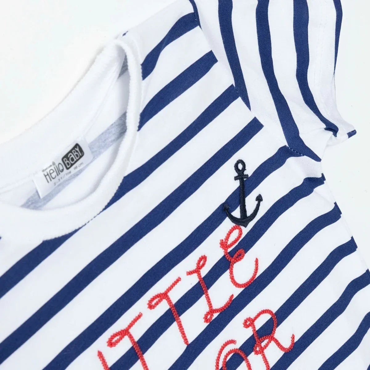 HelloBaby Printed Short Sleeve Jersey Baby T-Shirt (3-6 Months to 4-5 Years) - Navy Printed