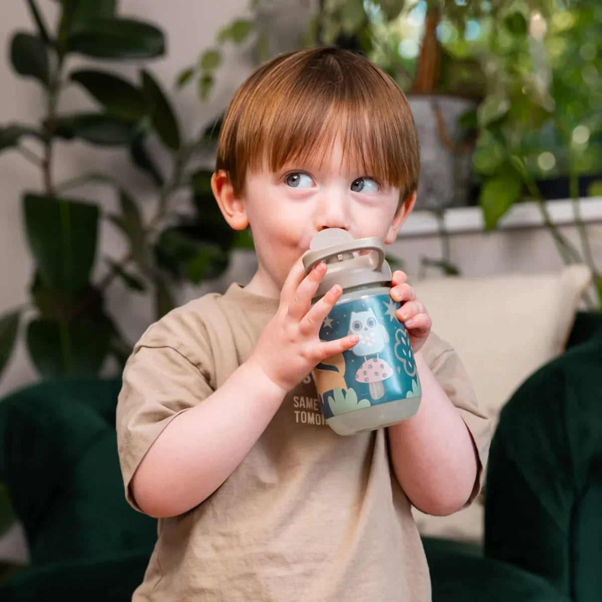 Vital Baby Hydrate Sippy Straw Cup 350ml - Woodland Glow