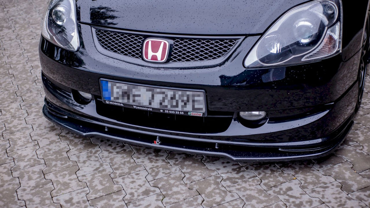 Maxton Design - Aftermarket FRONT SPLITTER V.1 HONDA CIVIC EP3 (MK7) TYPE-R/S FACELIFT (2004-2006)