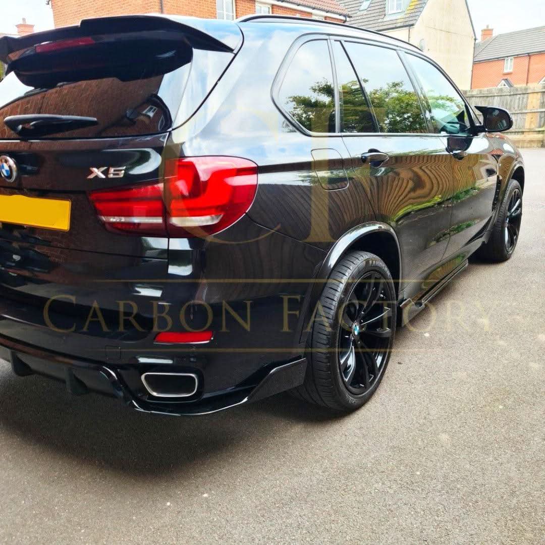 Carbon Factory Style Gloss Black Rear Diffuser for BMW F15 X5 13-18