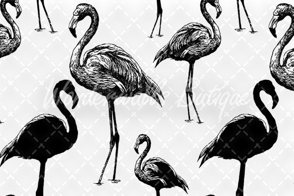 Retro Flamingo | Removable Wallpaper | Self-adhesive | Temporary wallpaper #66
