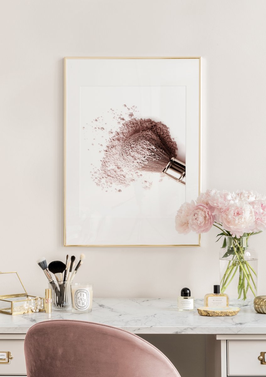 Makeup Brush Poster