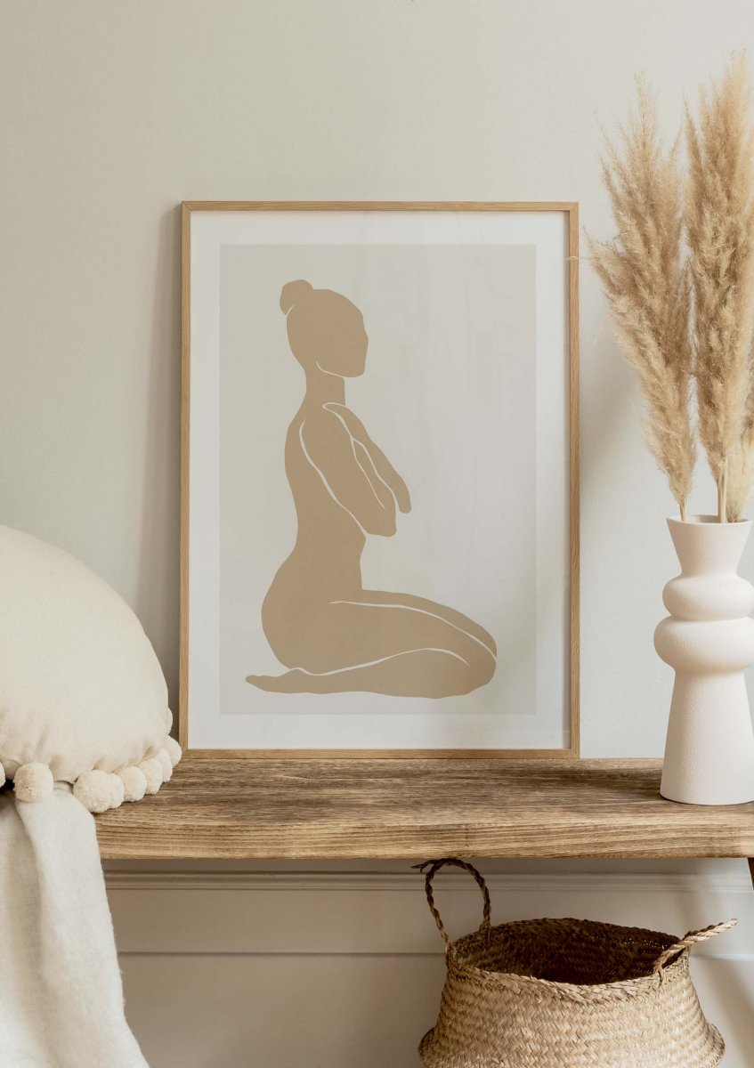 Female Silhouette No1 Poster