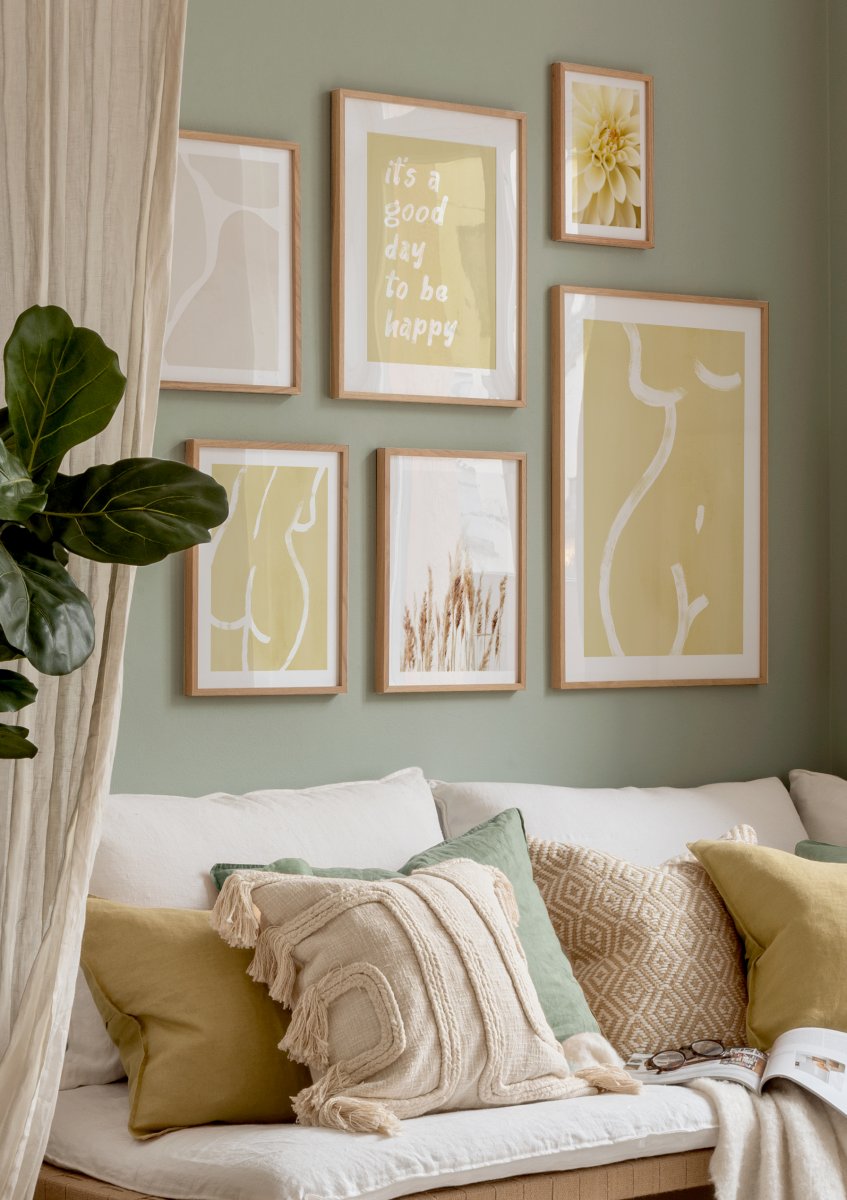Yellow Dahlia Poster