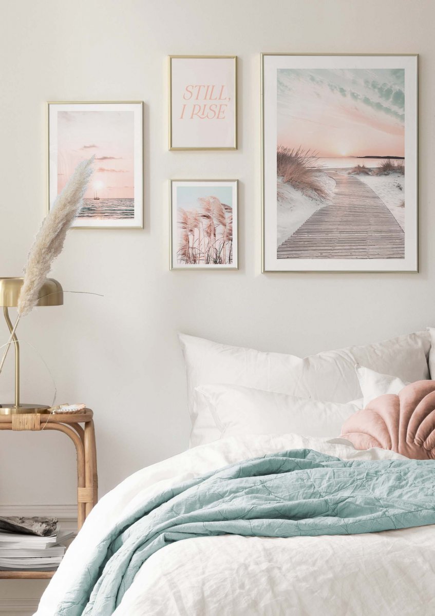 Calm Sunset Ocean Poster