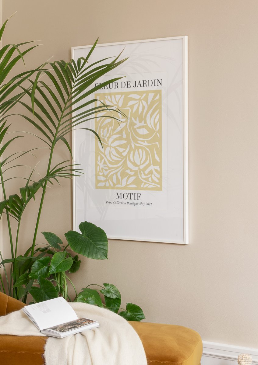 Fleur de Jardin Motif Poster