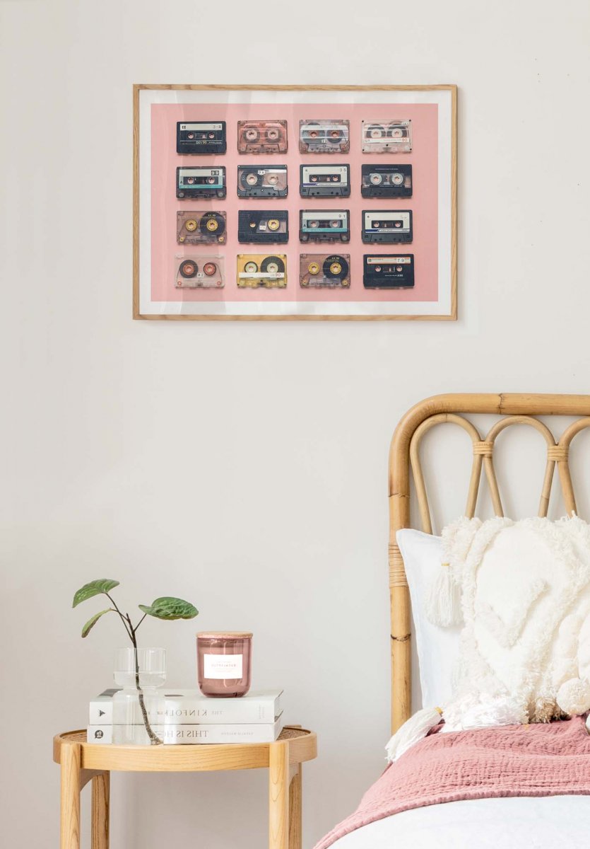 Retro Mix Tapes Poster