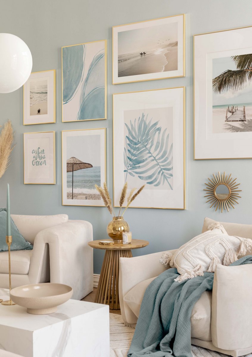 Calm Beach Surf Poster