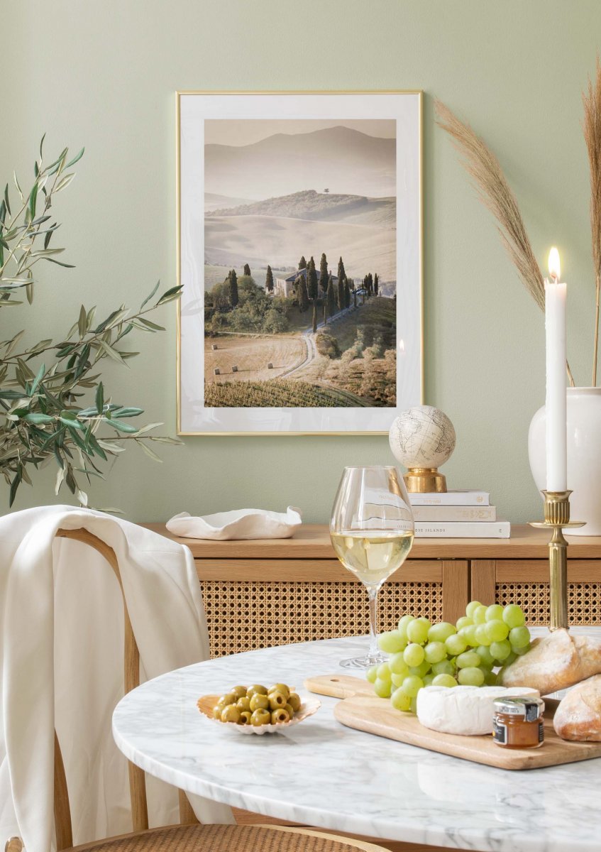 Tuscany Hills Landscape Poster