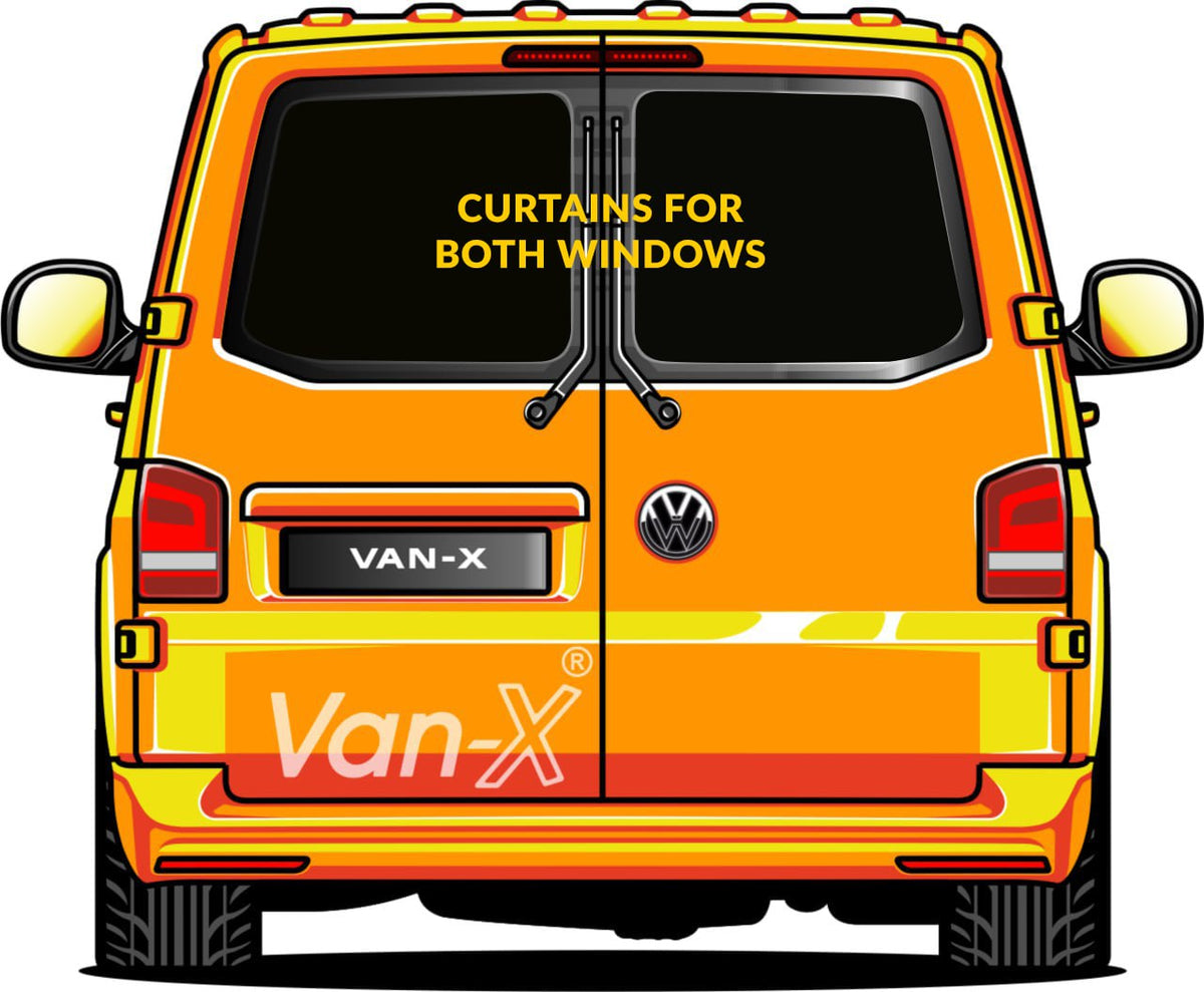 For VW T5 Transporter Blackout Camper Curtains Black/Burgundy - Create Your Own Bundle | Van-X