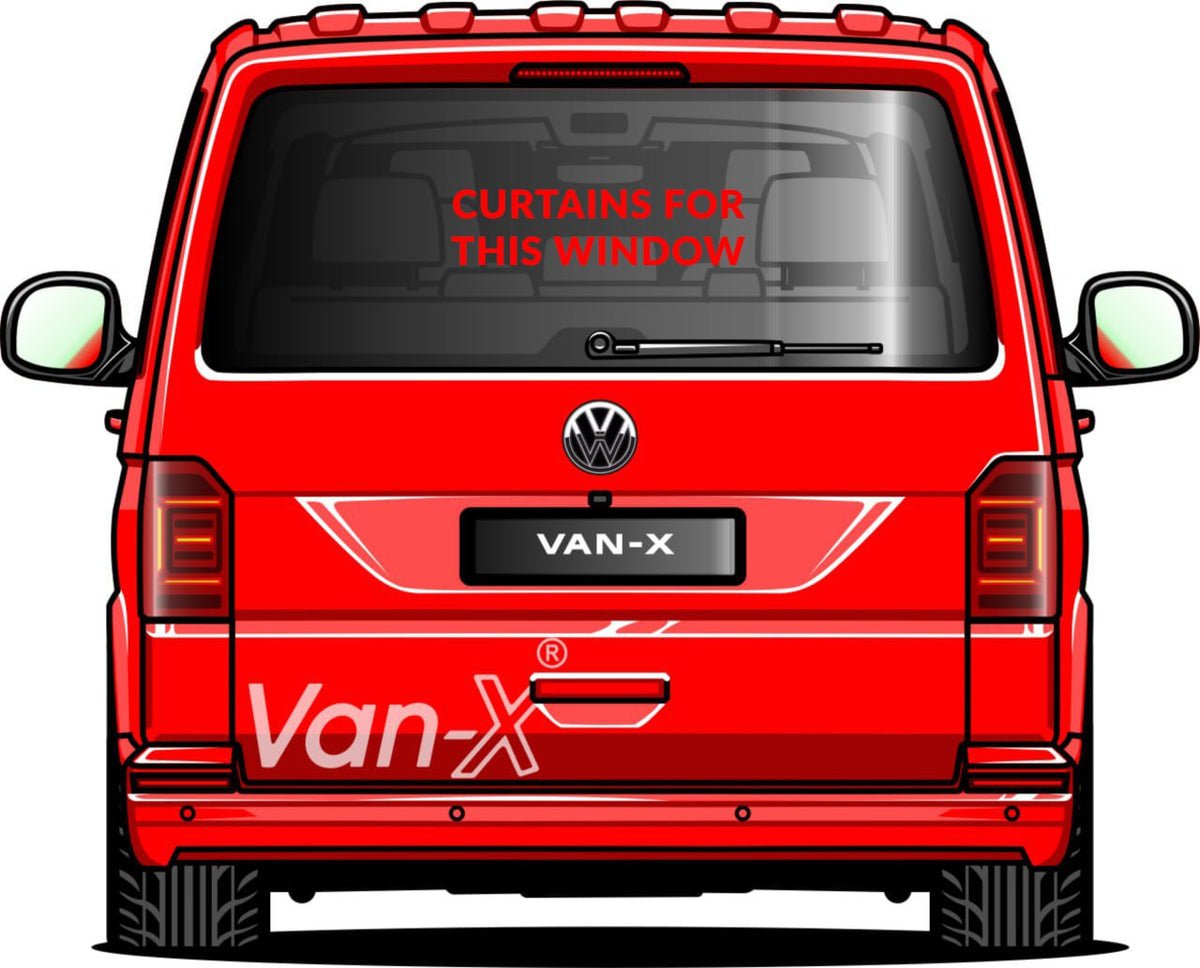 For VW T6 Transporter Blackout Camper Curtains Black/Grey - Create Your Own Bundle | Van-X