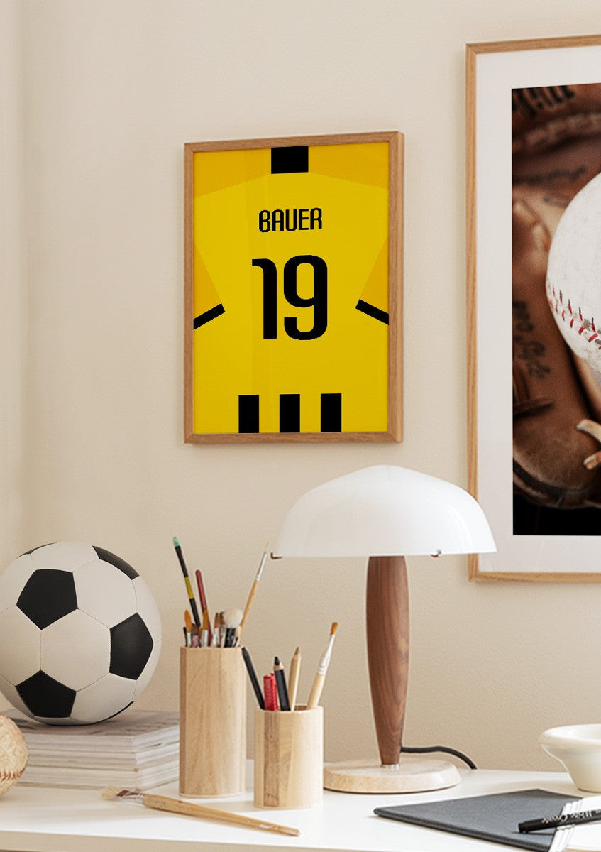 Football Shirt No7 Personal Poster