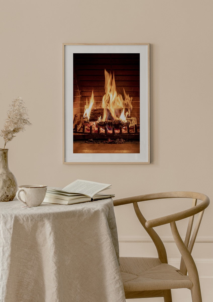 Fireplace Poster