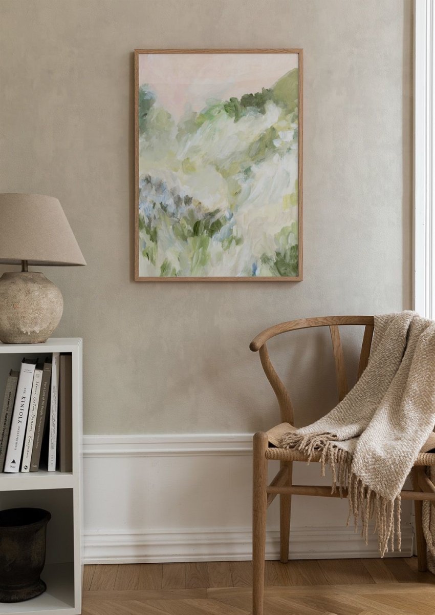 Abstract Spring Landscape Poster