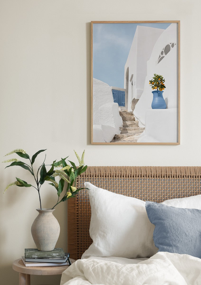 Mediterranean Stairs Poster