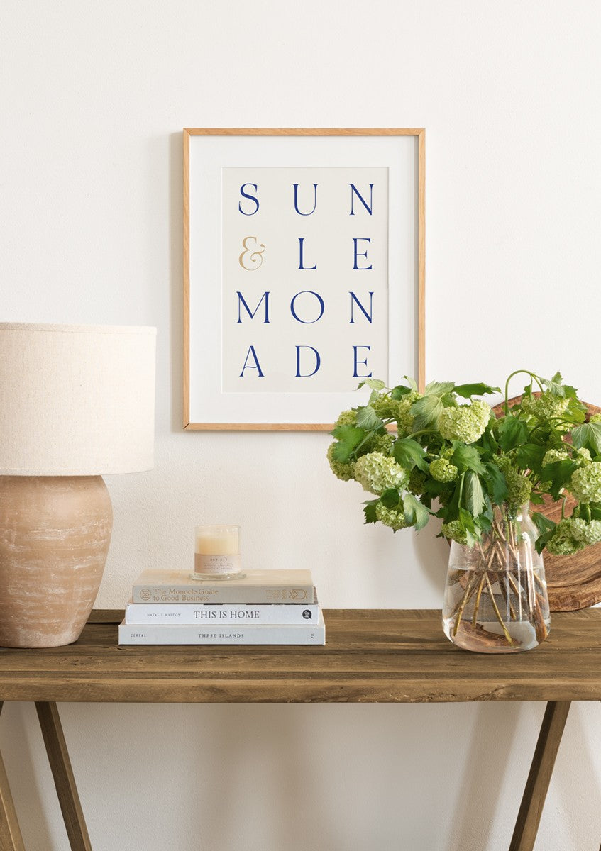 Sun and Lemonade Poster