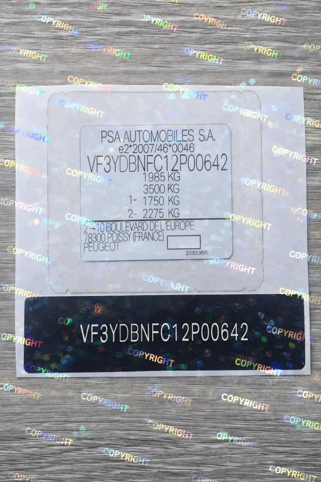 UK VIN Sticker Guide: Replacement Labels Chassis Numbers and Vehicle Identity Checks