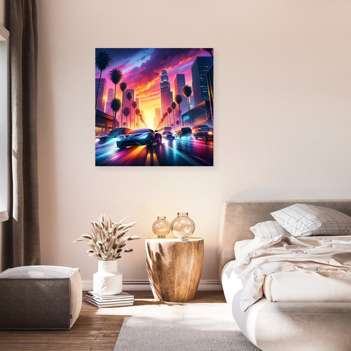 Sunset Boulevard Escape Canvas