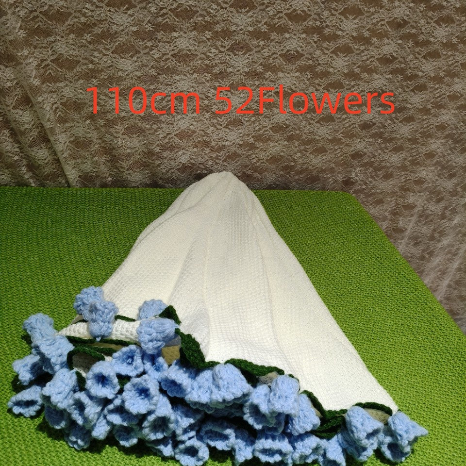 Bouquet Handmade Bouquet Wool Diy Crocheted Linglan Blanket
