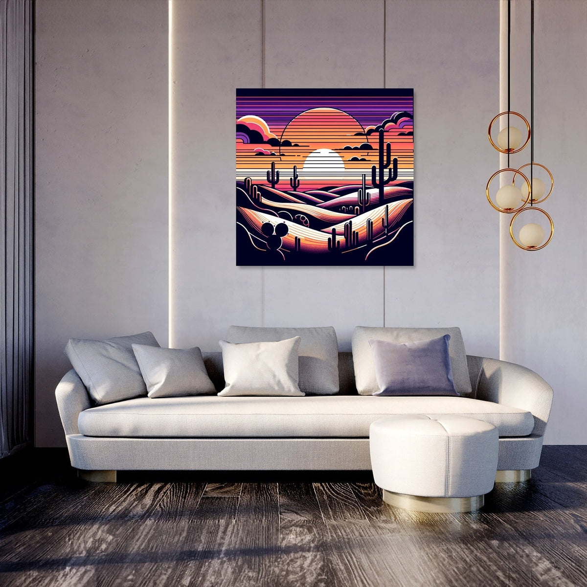 Dusk Mirage Canvas
