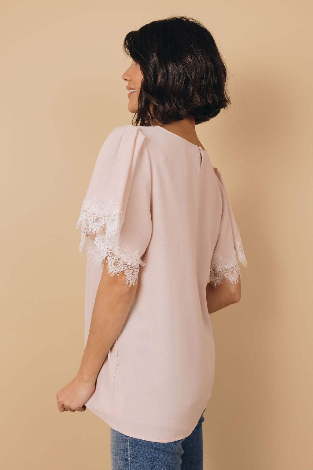 Misconception Satin Lace Top
