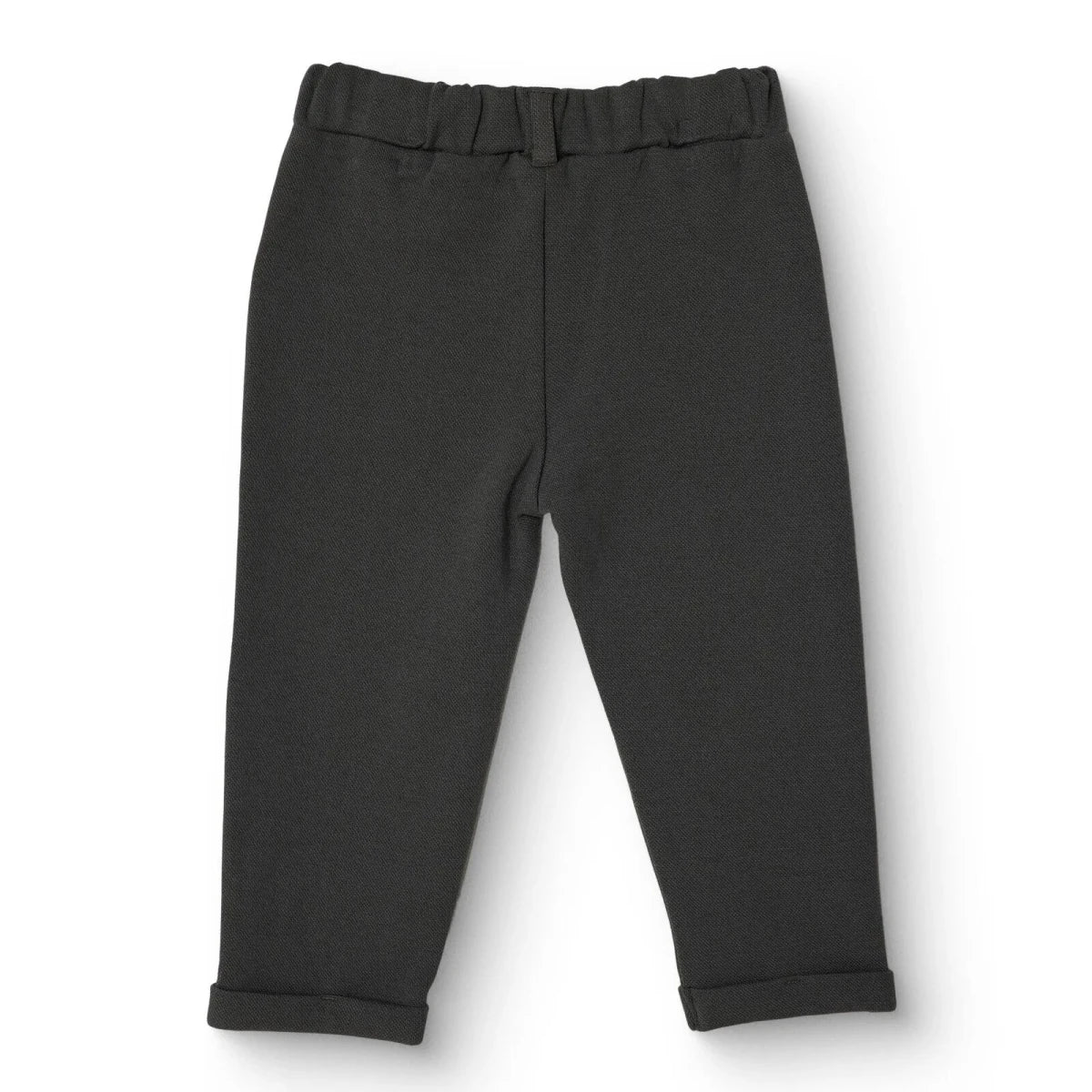 HelloBaby Turn-Up Interlock Baby Trousers (6-9 Months to 4-5 Years) - Anthracite