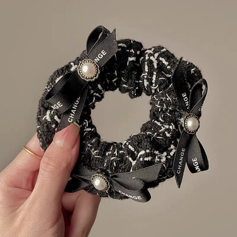 Summer Super Fairy Sweet Lace Large Intestine Hair Ring