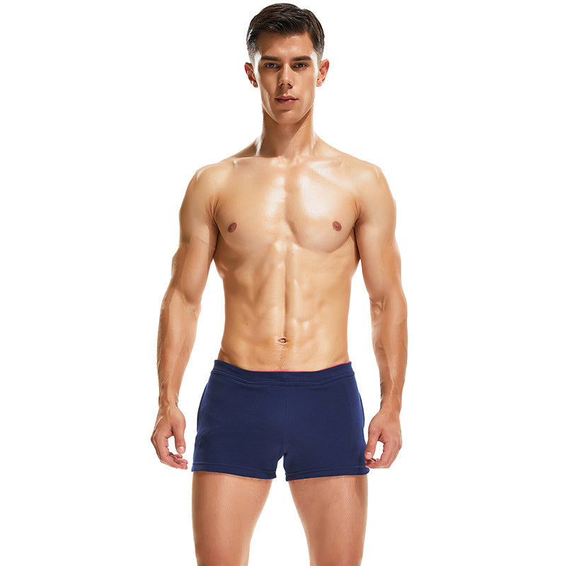 Men's Home Sports Casual Shorts Cotton Solid