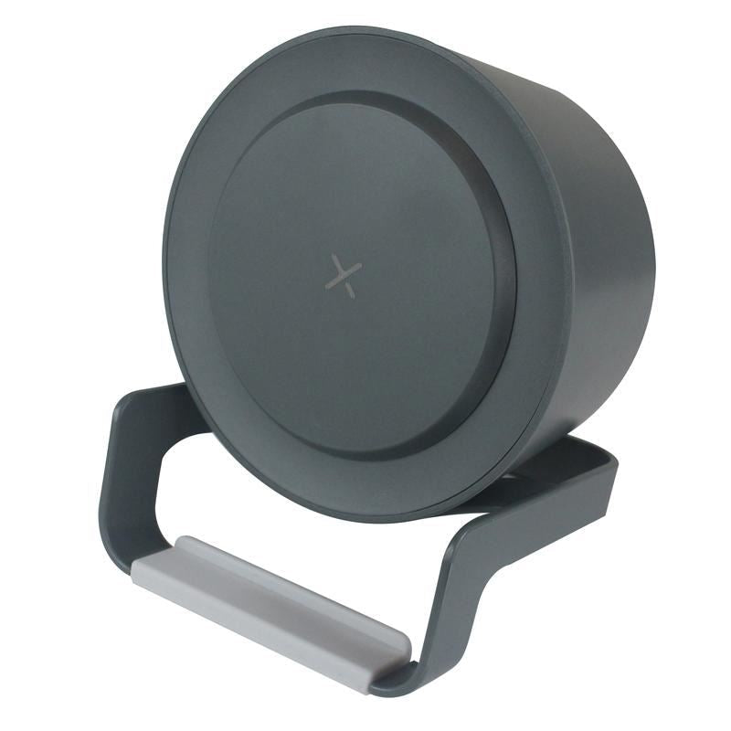Akai Bluetooth Speaker & Wireless Charging Stand Grey