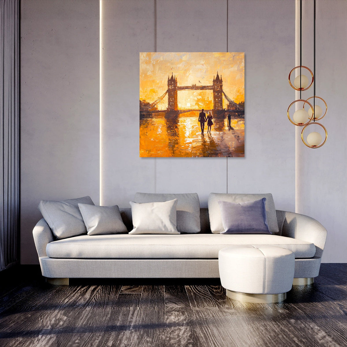 Tower Bridge Romance Canvas
