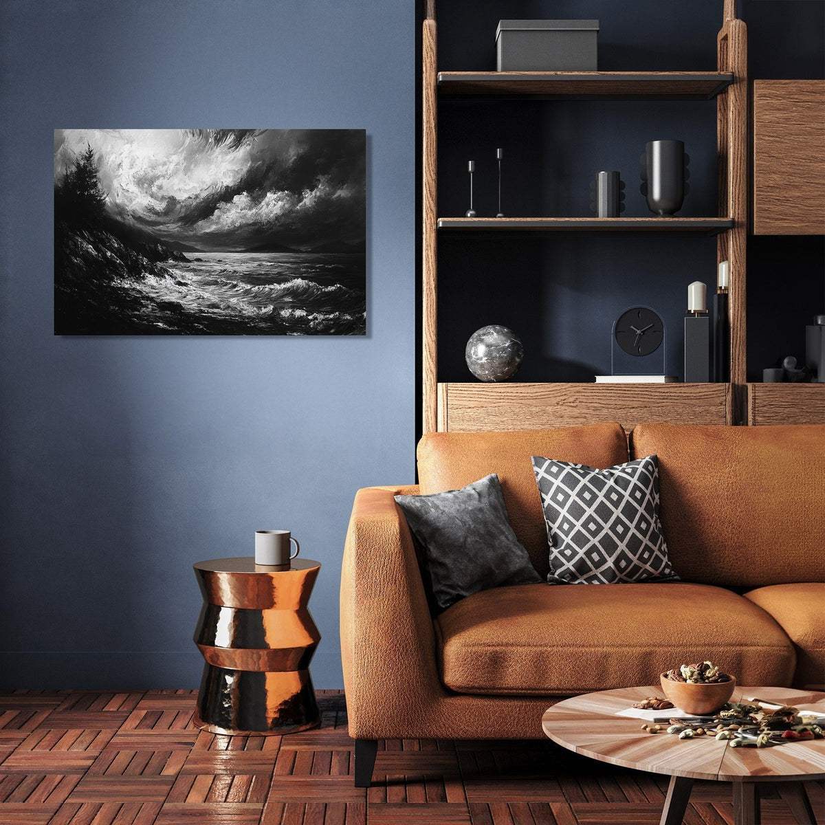 Serene Shores Chaos Canvas