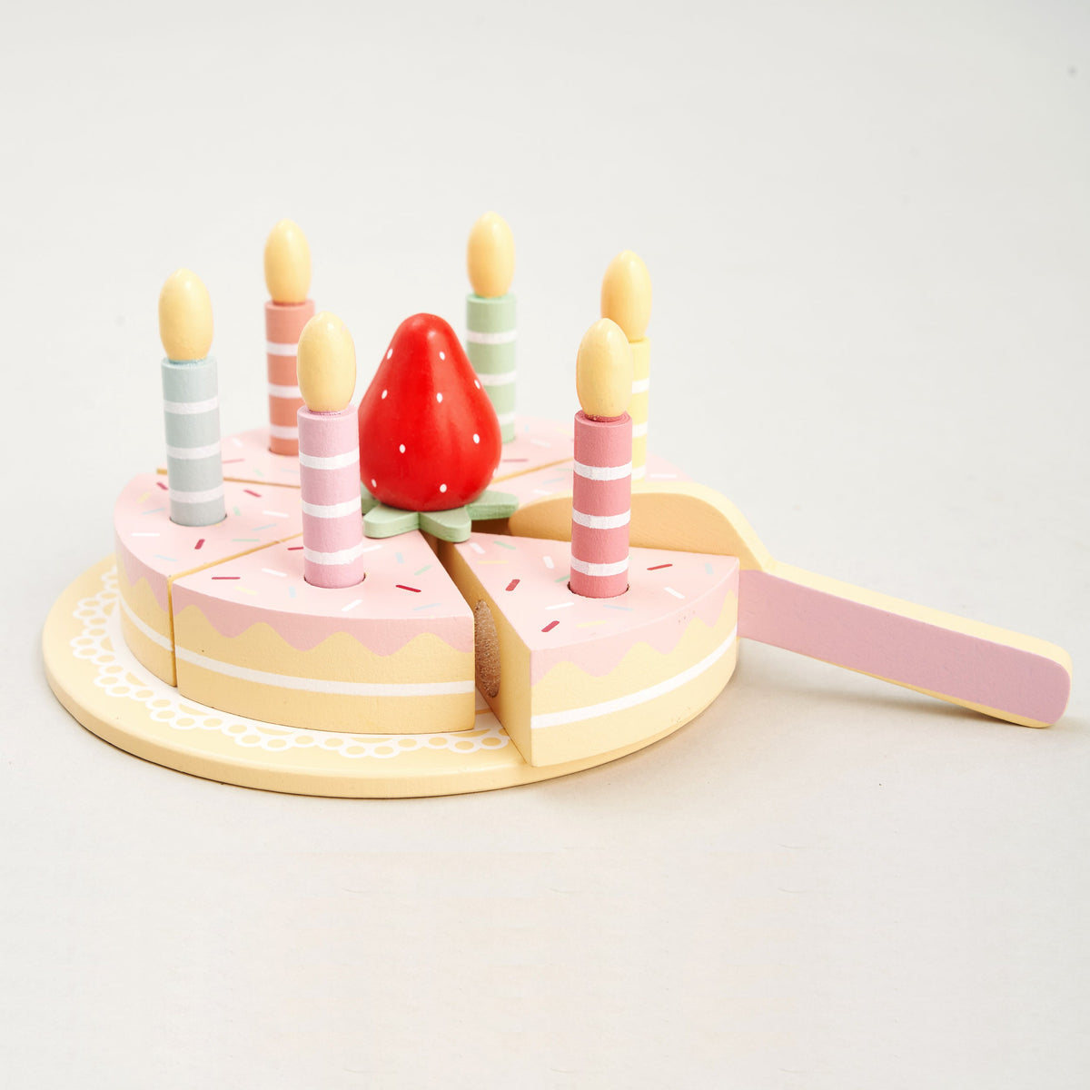 Little Baker Wooden Birthday Cake