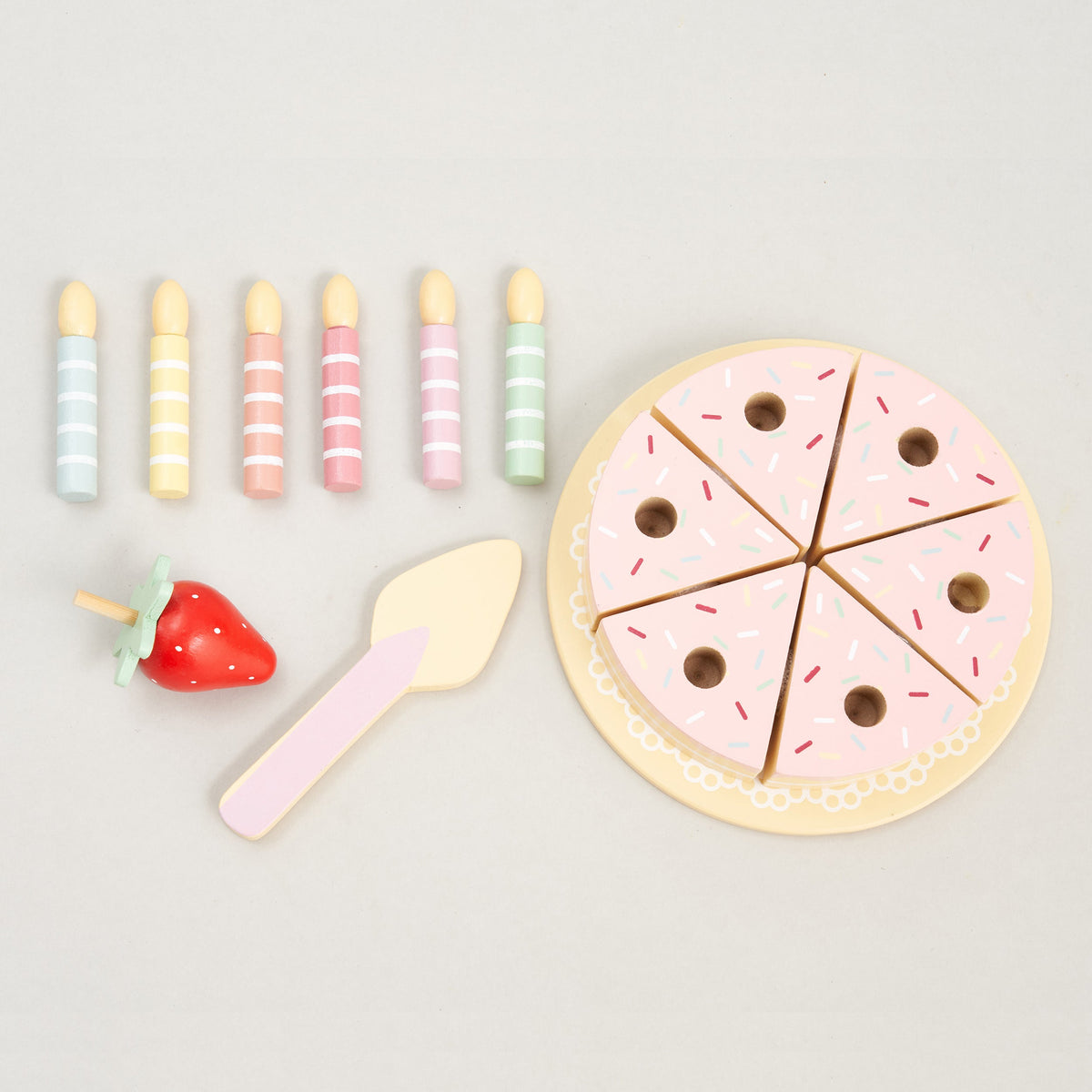 Little Baker Wooden Birthday Cake