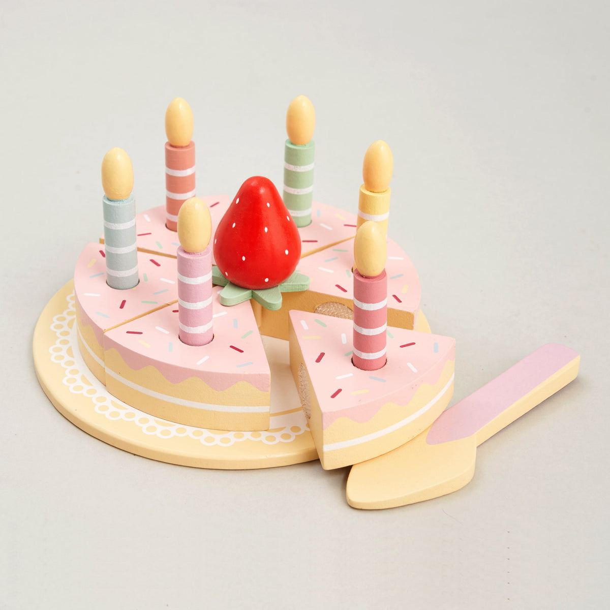 Little Baker Wooden Birthday Cake