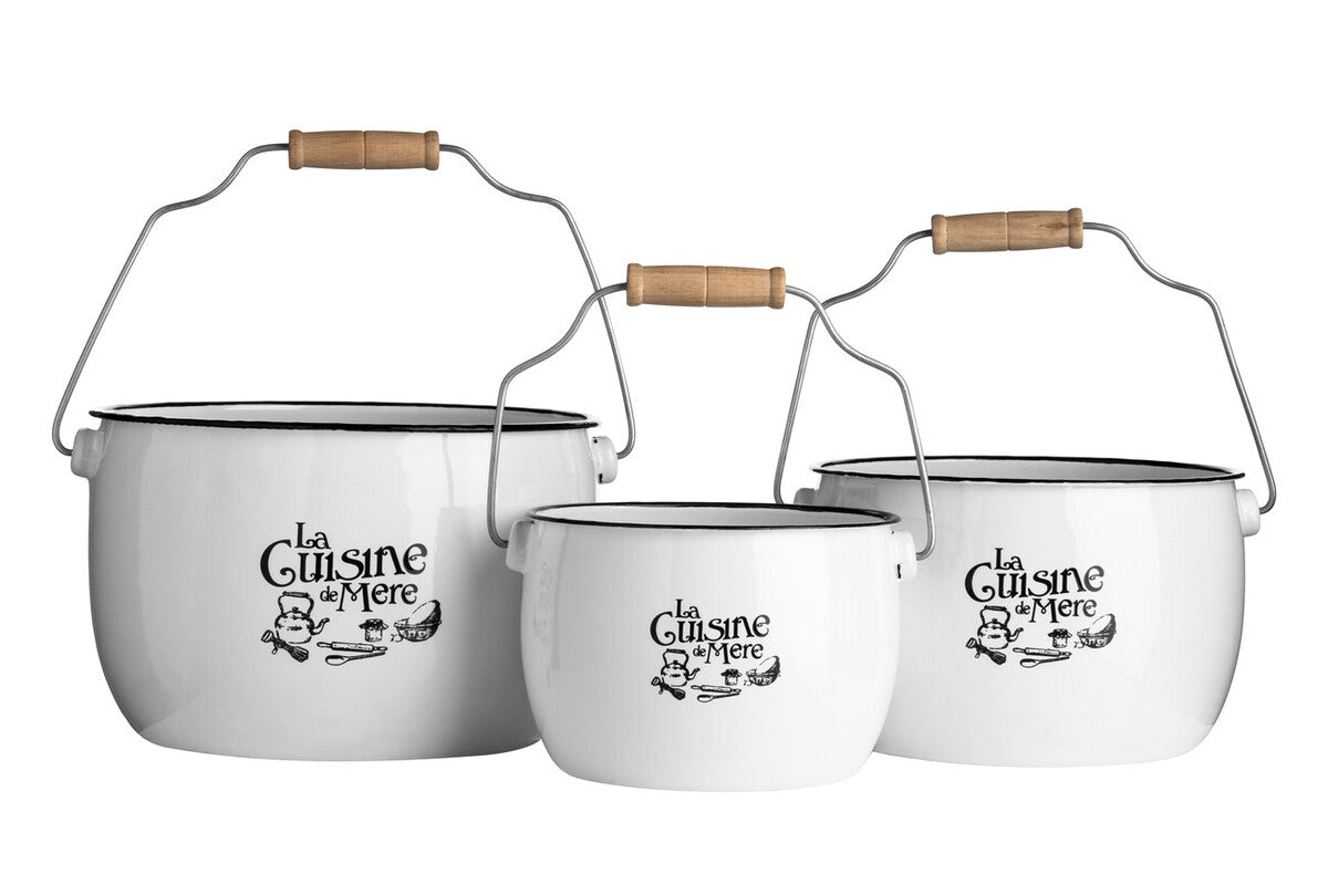 Mere Set of 3 Storage Pots | La Cuisine De Mere