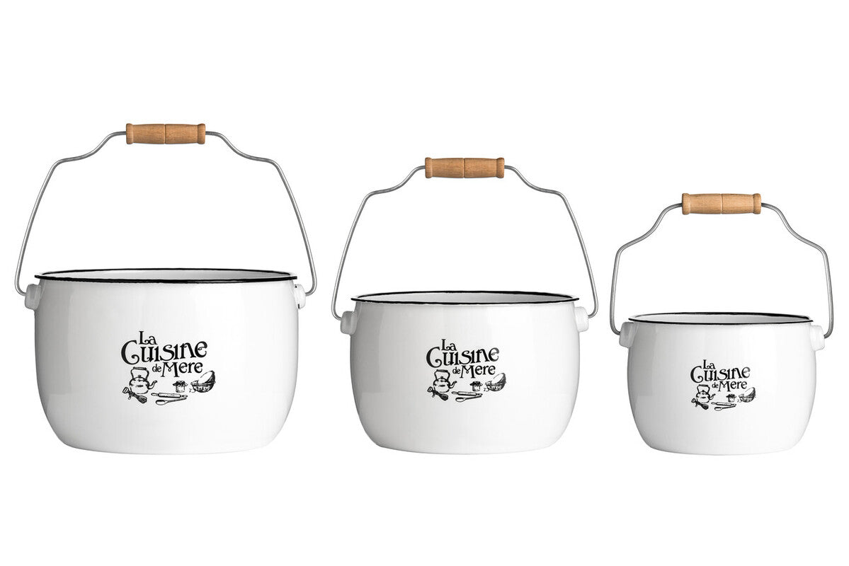 Mere Set of 3 Storage Pots | La Cuisine De Mere