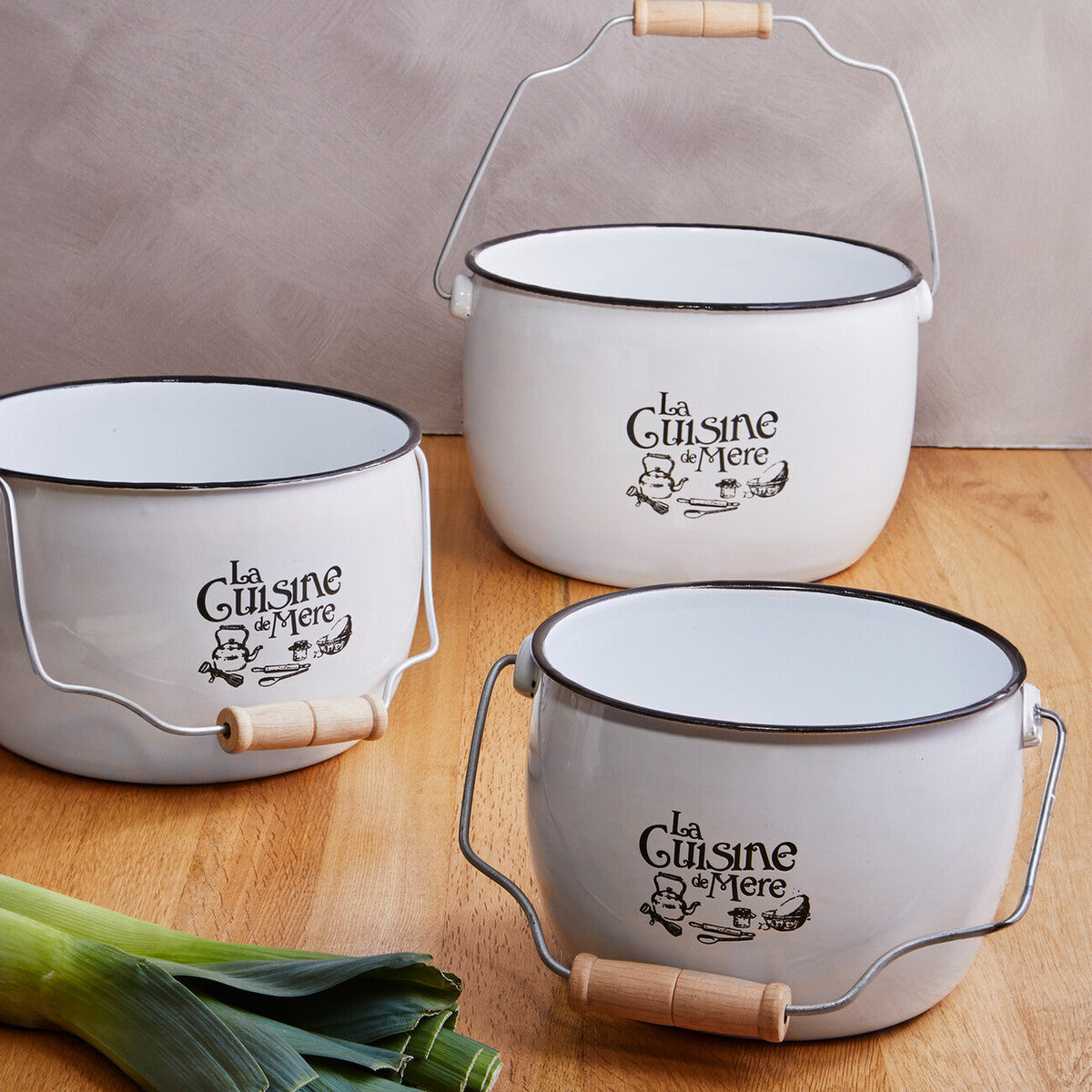 Mere Set of 3 Storage Pots | La Cuisine De Mere