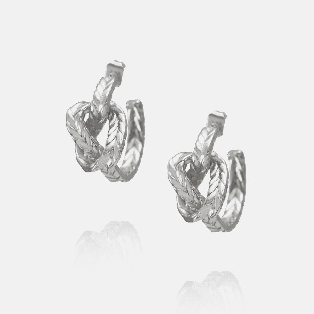 Fashionable Earrings, Irregular Personality Twist Wheat Ears