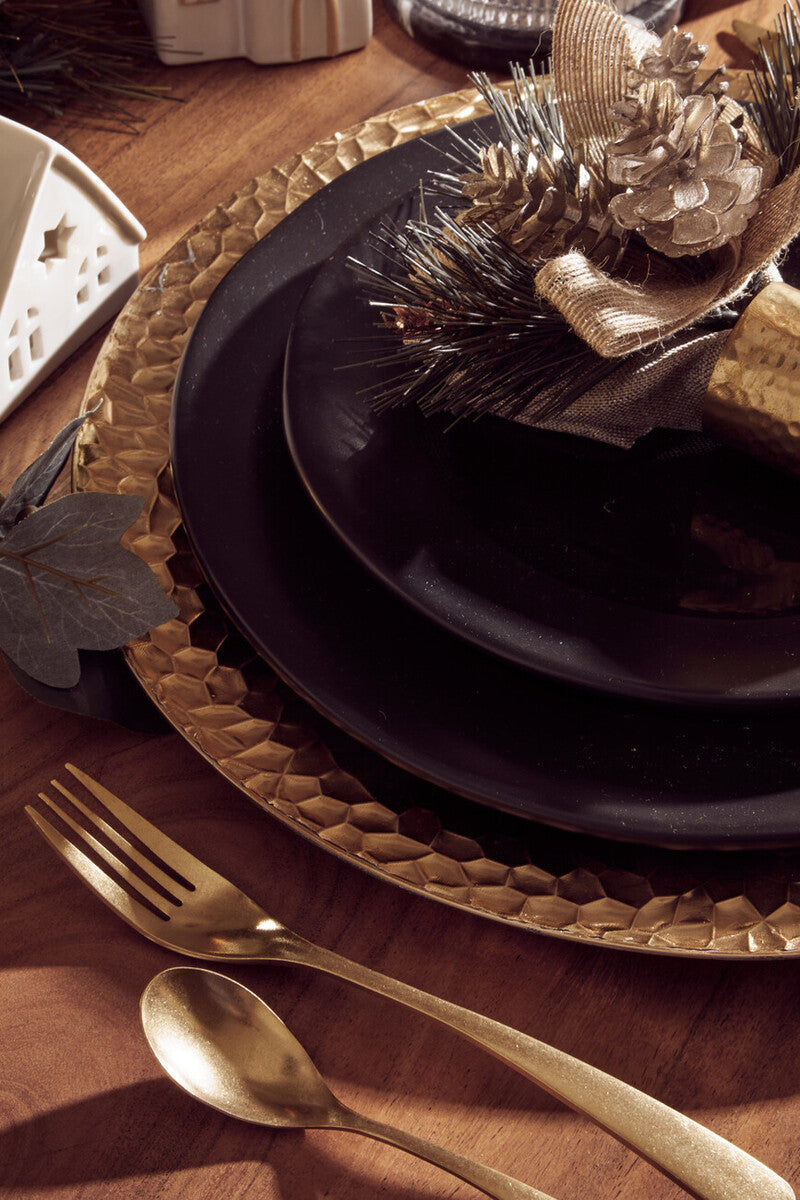 Black Stoneware Side Plate | Hygge