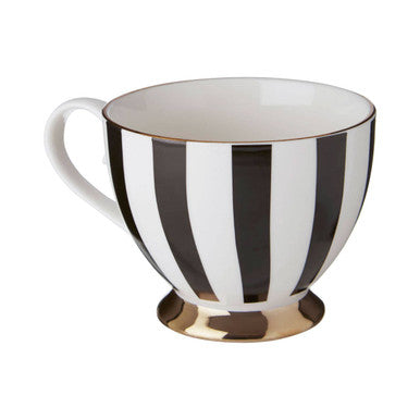 Black and White Monogram Mug C | Duchess