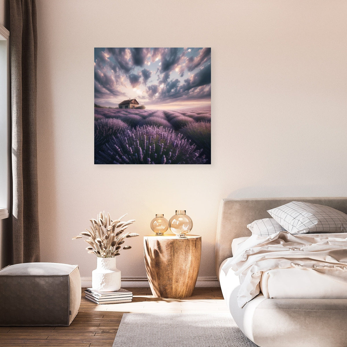 Lavender Field Serenity Canvas