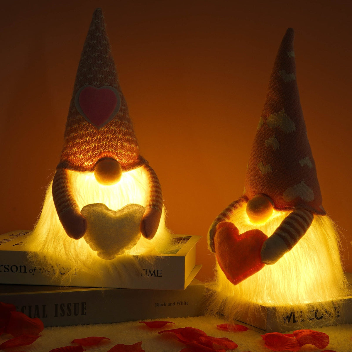 Valentine's Day Faceless Doll Glowing Love Doll Ornaments Festival Gift Decorations