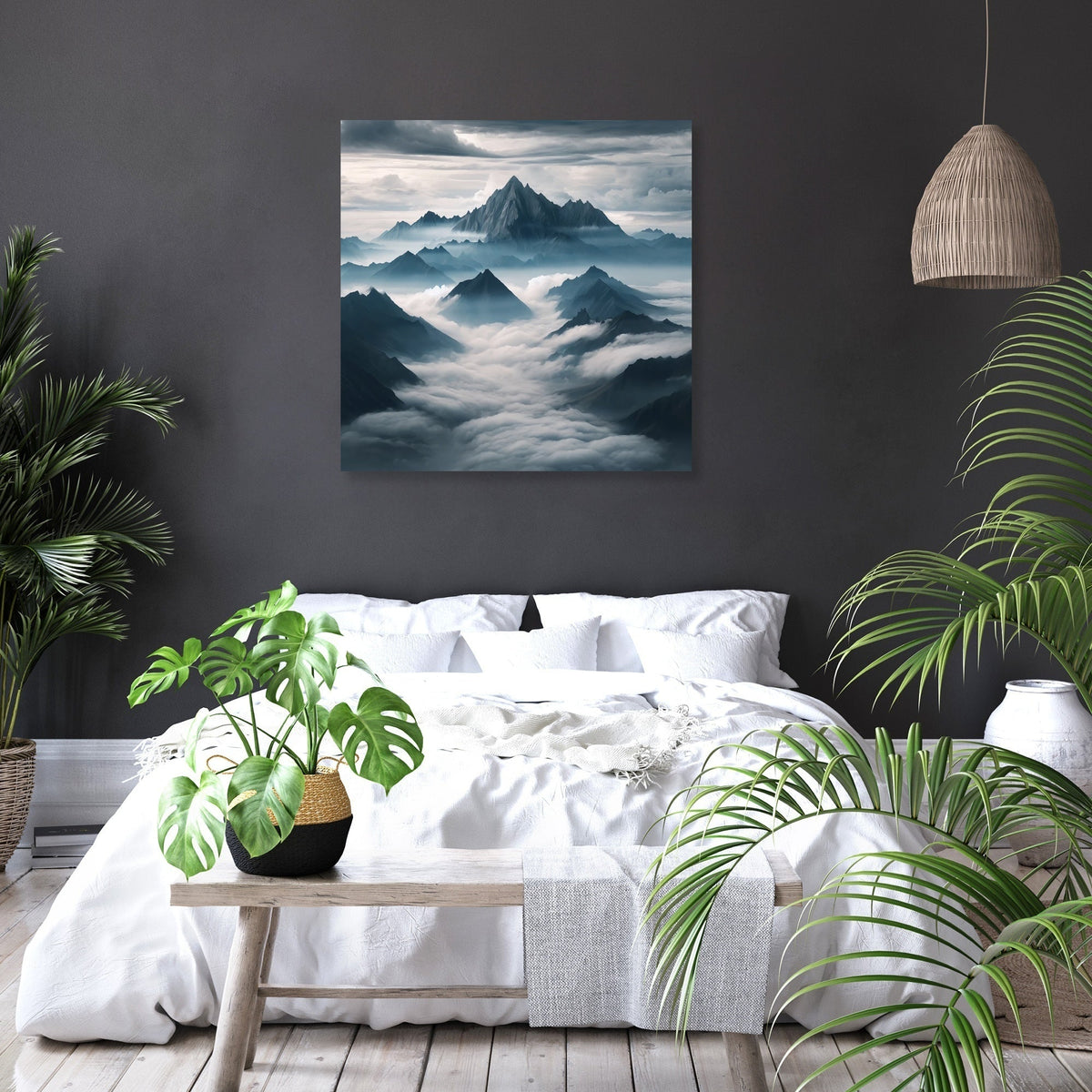 Misty Mountain Majesty Canvas