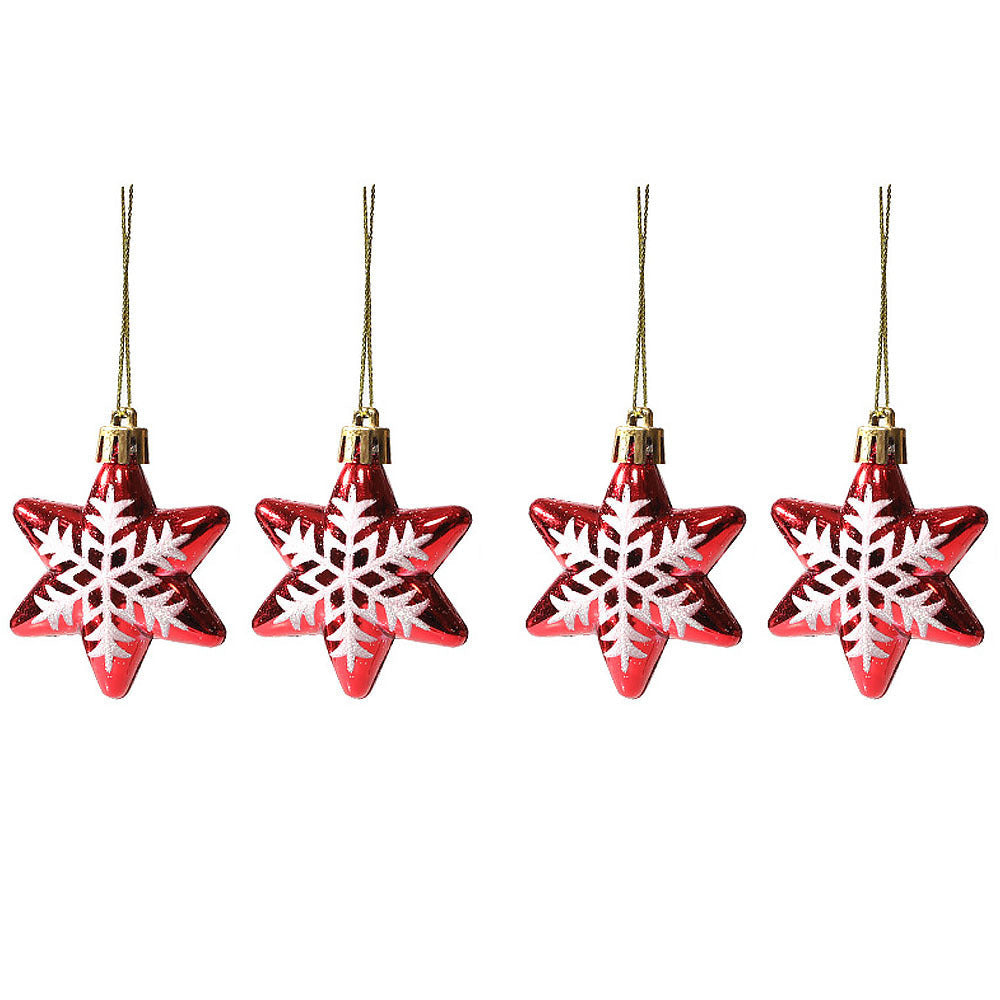 Christmas Painted Special-shaped Ball Pendant