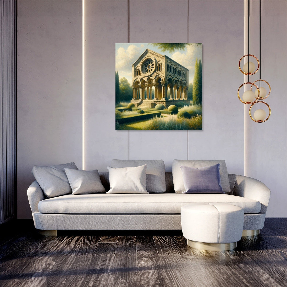 Romanesque Reverie Canvas