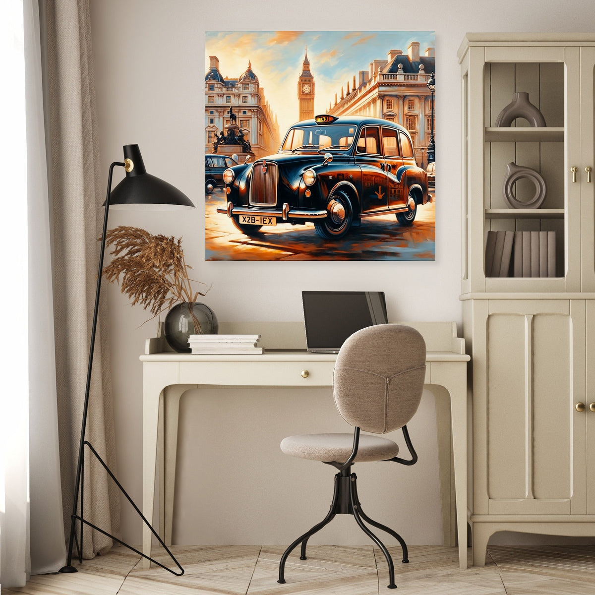 Timeless Journey London Taxi Canvas