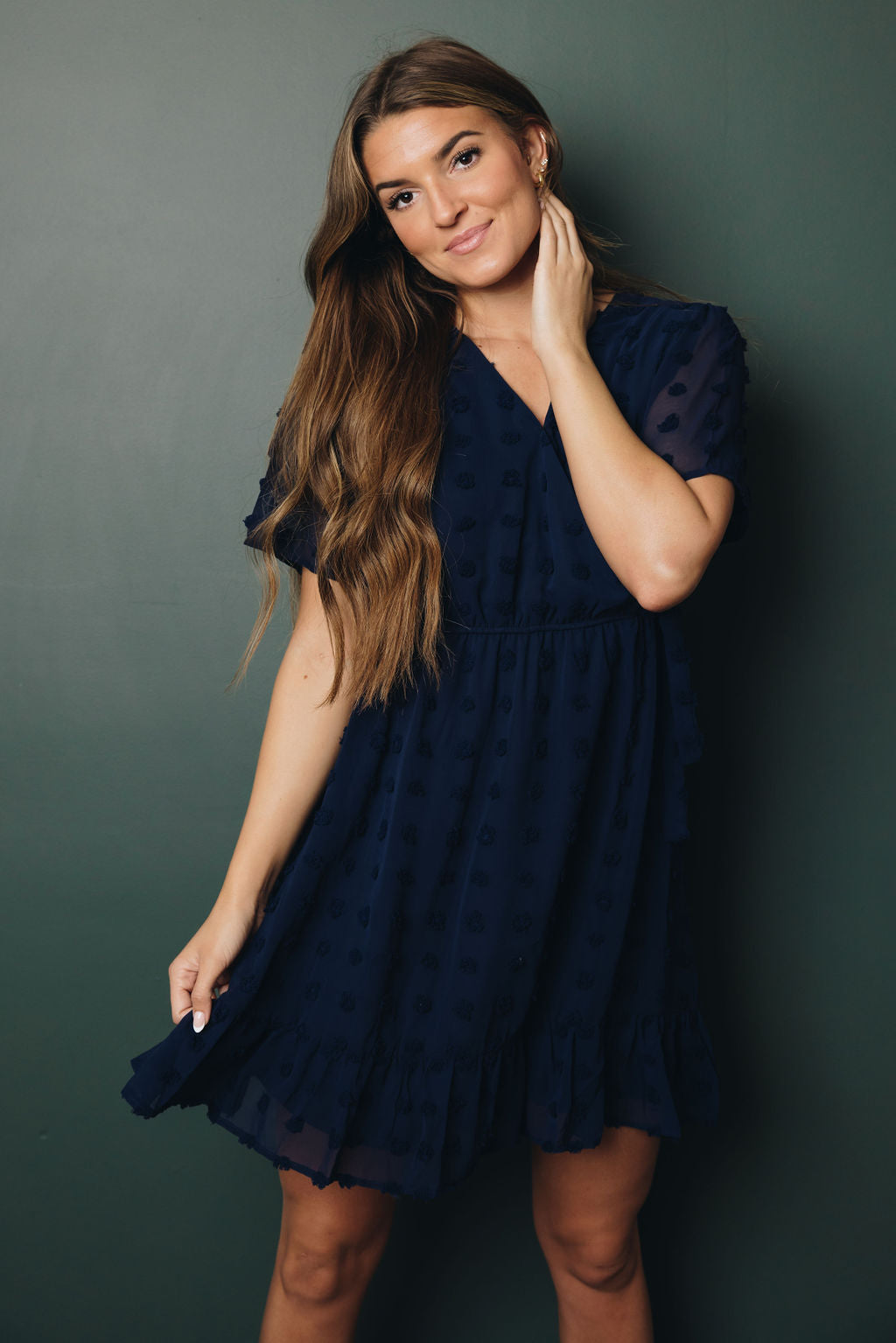 Georgie Swiss Dot Wrap Dress
