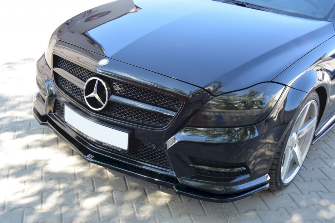 Maxton Design - Aftermarket  FRONT SPLITTER MERCEDES CLS C218 AMG-LINE (2011-2014)