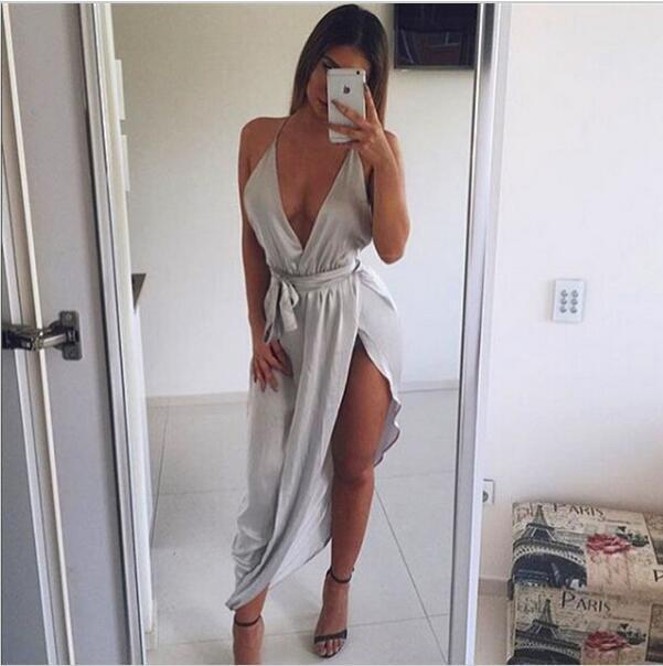 Backless dress